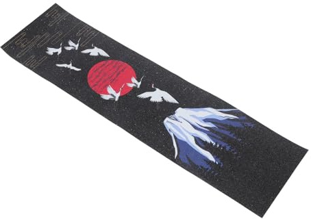 RORPOIR Skateboard Griptape mit Design, Dekorativer Aufkleber | Sandpapier Oberfläche, Haftung, Einfache Selbstgemacht Montage, Passend für Skateboard Dekoration