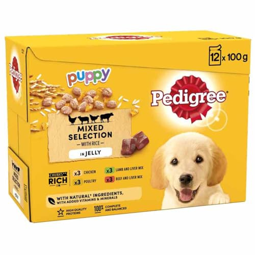 Mars PET-97537 Pedigree Pouch Puppy in Jelly 12 x 100g (100g)
