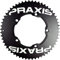 Praxis Unisex – Erwachsene Road Set Kettenblätter Aero 53/39 130 Bcd Tt 5 Löcher Krone, Schwarz, Einheitsgröße