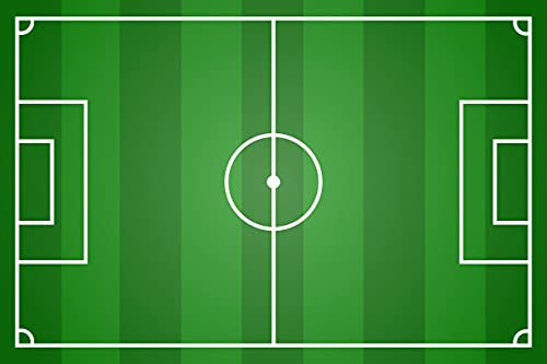 Pastel Italiano - Campo de Futbol Oblea - 20x30 Cm. - comestible para decoración de tartas