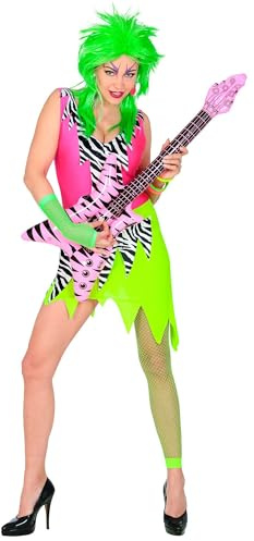WIDMANN MILANO PARTY FASHION W Kostüm 80er Jahre Outfit, Kleid, Rockstar, Faschingskostüme