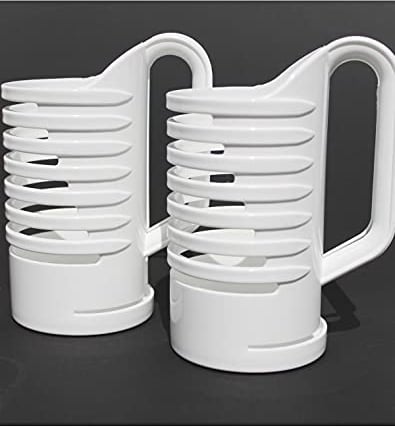 JOSKO Produkte 790 Portabottiglie e Contenitore per la Maggior Parte dei Tipi di Bottiglie, Set da 2 Pezzi. Versare più Facilmente. Supporto con Manici Grandi, Plastica