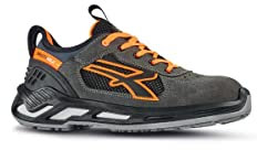 U-Power - Baskets de sécurité basses avec renfort anti-shock RYDER - Usage général - ESD S1P SRC 35 Gris / Orange