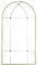 Vente-unique-Espejo Vintage de Metal PALMYRE - Ancho 80 x Alt. 150 cm -Dorado Antiguo