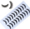 Natürliche Falsche Wimpern, Künstliche Natürlicher Look Lange Verlängerung Volumen Weich Dicke Fake Lashes Handgefertigte Wiederverwendbare Wispy Flauschige Make-up Wimpern Set