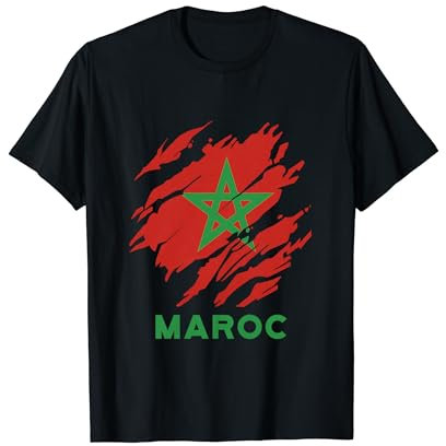 Drapeau Maroc Dima Maghreb T-Shirt