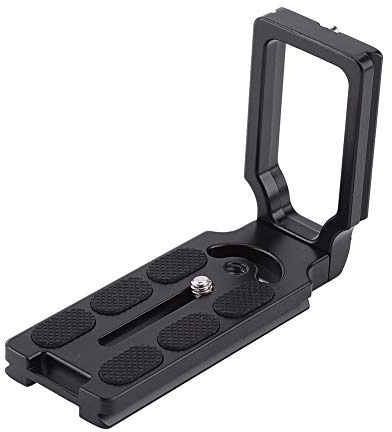 D7200 L-Halterung Halterung vertikale Universal-Schnellwechselplatte | L förmige Metalllegierung für DSLR-Kamera, für + d500 l Halterung 1/4 Zoll Gewinde, Sicherheitsschraube, 75x110x39mm