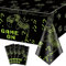 PTECDROTS 4Pcs Game On Tischtücher grüne Videospiel-Party-Tischabdeckungen, rechteckige Tischdekoration für Jungen Gamer Level Up Gaming Party Supplies, 130 x 220cm