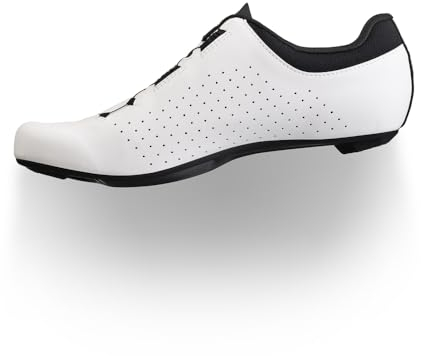 Fizik Unisex Vento Omna, Wide Fit Road Cycling Boa Shoes Wanderschuh, Weiß Schwarz, 43 EU