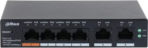 SWITCH CLOUD DAHUA DH-CS4006-4ET-60 SWITCH WITH 4-PORT POE