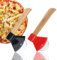 2Pcs Pizza Cutter Wheel - Unique Axe Shaped Stainless Steel Pizza Knife with Bamboo Handles and Sharp Rotating Blades - Effortlessly Slice and Serve Delicious Pizzas