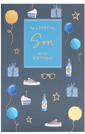 UK Greetings Geburtstagskarte für den Sohn – spezielles Design – Thinking of You Reihe