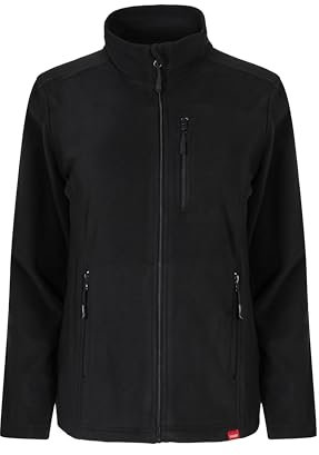 VELILLA 201502W, Giacca in pile da donna, colore nero, taglia L, Nero, L