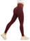 JOYSPELS Gym Sport Leggings Damen Scrunch Butt, High Waist Blickdicht Sporthose Lang Yogahose Po Push Up Seamless Shape Tights Cordovan XL