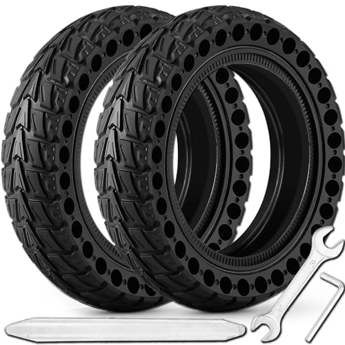 BABEJIA 2PCS Scooter Reifen 50/75-6.1 Tubeless, Werten Sie Ihr Fahrzeug auf mit Off-Road Reifen 8 1/2 x2, Vollgummireifen 8.5'' Kompatibel mit Xiaomi 3/3 Lite/M365/Pro 2, Gotrax GXL V2/XR/APEX