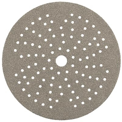 wolfcraft Multi-Loch-Schleifscheibe für Exzenterschleifer 1108000, Ø 125 mm, 120 g, 5 Stück