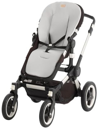 Norababybags - Colchoneta reversible para silla Bugaboo - comodidad y estilo en tus paseos - Etnic Gris 43x88x1 cm