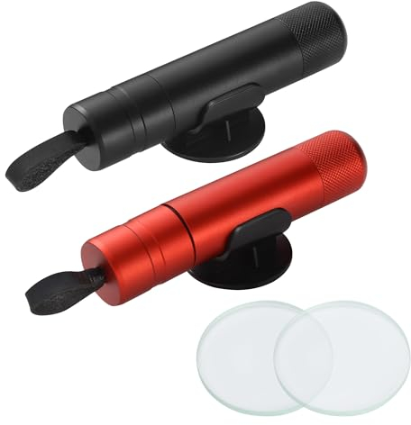 2 en 1 Rompe Cristales y Cinturones,2 Martillo de Seguridad para Coche,Viene con Soporte,Martillo de Emergencia Coche,Herramienta de Rescate de Emergencia Esencial para Coches y autobuses (V9-A)