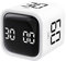 Qumox Minuteur Pomodoro Cube – Minuteur de Productivité avec Comptes à Rebours 5/10/30/60 Min, Alerte Sonore et Vibration Réglable, Chronomètre Intelligent pour Bureau, Études, Tâches, TDAH