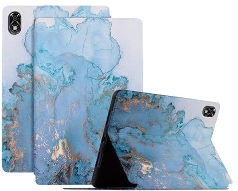 DayQiQiPu Funda para Lenovo Legion Y700 Modelo: TB-9707F 8,8 Pulgadas 2022 Pintura al óleo Patrón PU cuer, Carcasa Tableta Flip de Soporte ultradelgada con Auto Reposo/Activación,03