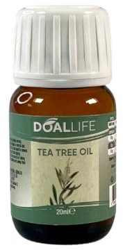 DOALLIFE Teebaumöl 20ml – 100% Rein und Vegan – Natürliche Haut- und Gesichtspflege – Tea Tree Oil – Teebaumöl gegen Pickel und Hautunreinheiten