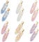 12 Stück Keine Biegung Haarspangen Keine Falten Haarclips Nahtlose Haarspangen Make Up Haarclips Acrylharz Flache Haarklammern Bunte Pony Haar Clips Haar Styling Haarspangen Haarschmuck