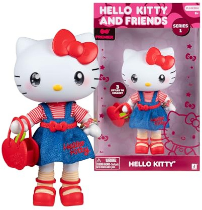 Hello Kitty - Bambola Premier Alta 20 cm, 9 Punti Di Articolazione, Vestiti E Accessori Removibili, Per Collezionisti, Bambine e Bambini dai 3 Anni