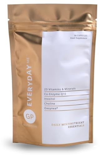 GP Nutrition EverydayMe™ Vegan Multivitamin, 56 Capsules, 28 Days | 23 vitamins, minerals and plant nutrients for energy, immunity, skin, hair and nails in a vegan 28-day daily formula.