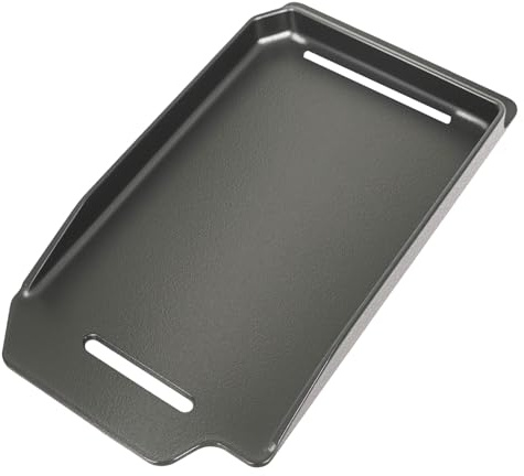 WELL GRILL Gusseisen Plancha Platte für SEVERIN SEVO GTS Elektrogrill | Plancha Grillplatte, Grillmatte Grill Zubehör, für Severin Sevo 8106 8107 8138 8119 Kontaktgrill, 34,5 x 19 CM