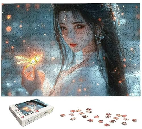 Puzzle 5000 Teile Japan, Anime Puzzle 5000 Teile Erwachsene, Holzpuzzle Erwachsene mit Exquisiter Verpackungsbox, Klassische Puzzles für Die Ganze Familie, Holzpuzzle für Geschenke, Zimmer Deko, -5524
