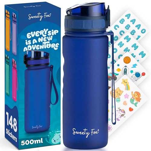Sweety Fox - Borraccia per Bambini - a Prova di Perdite - 500 ml