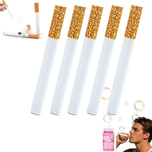 Bubble Toy Stressabbau Spielzeug Gefälschte Rauchblasen Zigarettensticks mit Entspannungsflüssigkeit - Geschenk zum Geburtstag oder Weihnachten