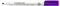 STAEDTLER Whiteboard Marker Lumocolor Whiteboard Compact, Universalspitze für Variable Strichbreiten (ca. 1 - 2 mm), Trocken und rückstandsfrei abwischbar, Set mit 10 Stück, Farbe violett, 341-6
