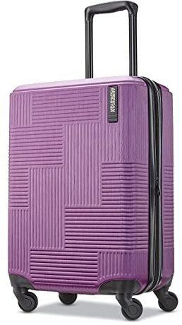American Tourister Stratum XLT Valise Rigide Extensible avec roulettes pivotantes, Power Plum, Taille Unique, Bagage à Main