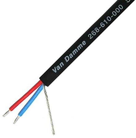 Thin & Flexible Van Damme DMX 512 Smart Control 1 Pair Cable. 10m