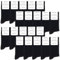 Occulto calze uomo 100% cotone pacco da 10-20 (modello: Ingo) 47-50 20 Paia | Nero