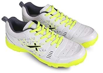Vector X Herren Blaster-22 Cricket Shoe, Green/White, 38 EU