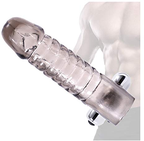 Kristallspiral-Vibrationskondom FüR Herren Realistische UltradüNne Kondom-Sexprodukte FüR Den Penis Mehrfache Anwendung Von VerhüTungsmitteln FüR Paare (A)