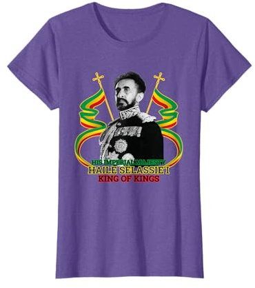 Ras Tafari His Imperial Majesty Haile Selassie T-Shirt