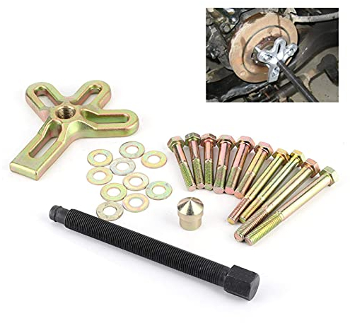 Juego de Extractor de Volante de 13 Piezas, Herramienta de Mantenimiento Automático, Kit de Reparación de Polea de Cigüeñal, Excelente Material de Aleación, Antioxidante y Anticorrosión