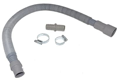 Ufixt Universal Washing Machine Dishwasher Drain Outlet Hose Extension Kit 0.7-2.0 Meter Length