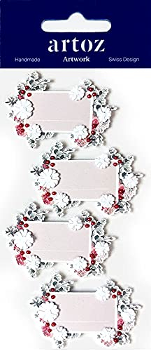 Artoz Artwork 3D Motiv-Sticker 185560-90,Hochzeitsetiketten (Wedding Labels)