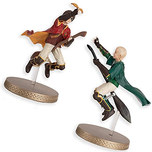 Eaglemoss Collections Wizarding World - Harry & Draco Quidditch Duo (Jahr 2) Figuren - Wizarding World Figurensammlung