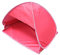 Soekodu Carpa de Playa, Cortina Reposacabezas, Protección UV Refugio instantáneo, Carpa Parasol de fácil Instalación, Carpa para Impermeable para al Aire Libre y Viajar (L,Rojo)
