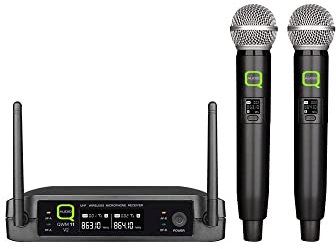 Q Audio QWM11 V2 Dual Wireless Handheld UHF 863.7/864.9MHz