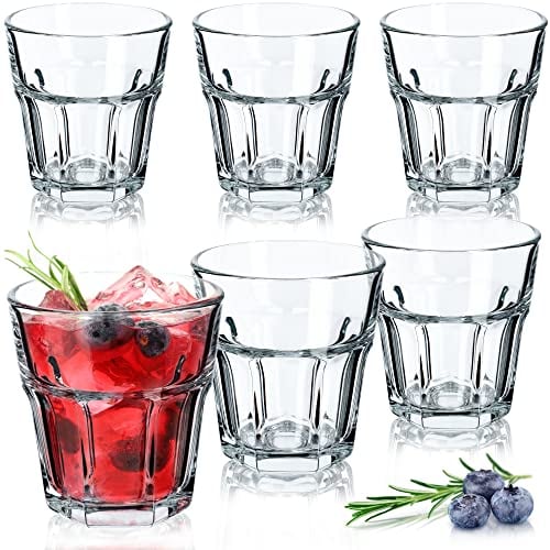 KADAX Getränkegläser 6er Set, 230ml, Spülmaschinenfeste longdrinkgläser aus Neutrum-Calcium-Glas, stapelbare Cocktailgläser, Wassergläser, Kaffeegläser, Teegläser
