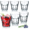 KADAX Getränkegläser 6er Set, 230ml, Spülmaschinenfeste longdrinkgläser aus Neutrum-Calcium-Glas, stapelbare Cocktailgläser, Wassergläser, Kaffeegläser, Teegläser