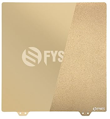 BCZAMD Anycubi Vype-r 3D Drucker Teile JanusBPS Bauplattform 265 x 250 mm, beidseitig bedruckt (PEI Pulver + glattes PEI) Ohne Magnetaufkleber, Federstahlblech, beheizte Bettfl?che¡­