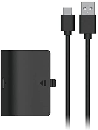 1 Pack Rechargeable Battery Packs for Xbox Series X&S with USB Charging Cable and LED Indicator 800 mAh