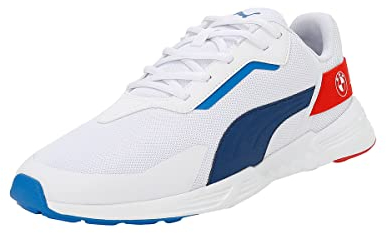 Puma Unisex BMW MMS Tiburion Logo fußballschuhe, weiß, 43 EU